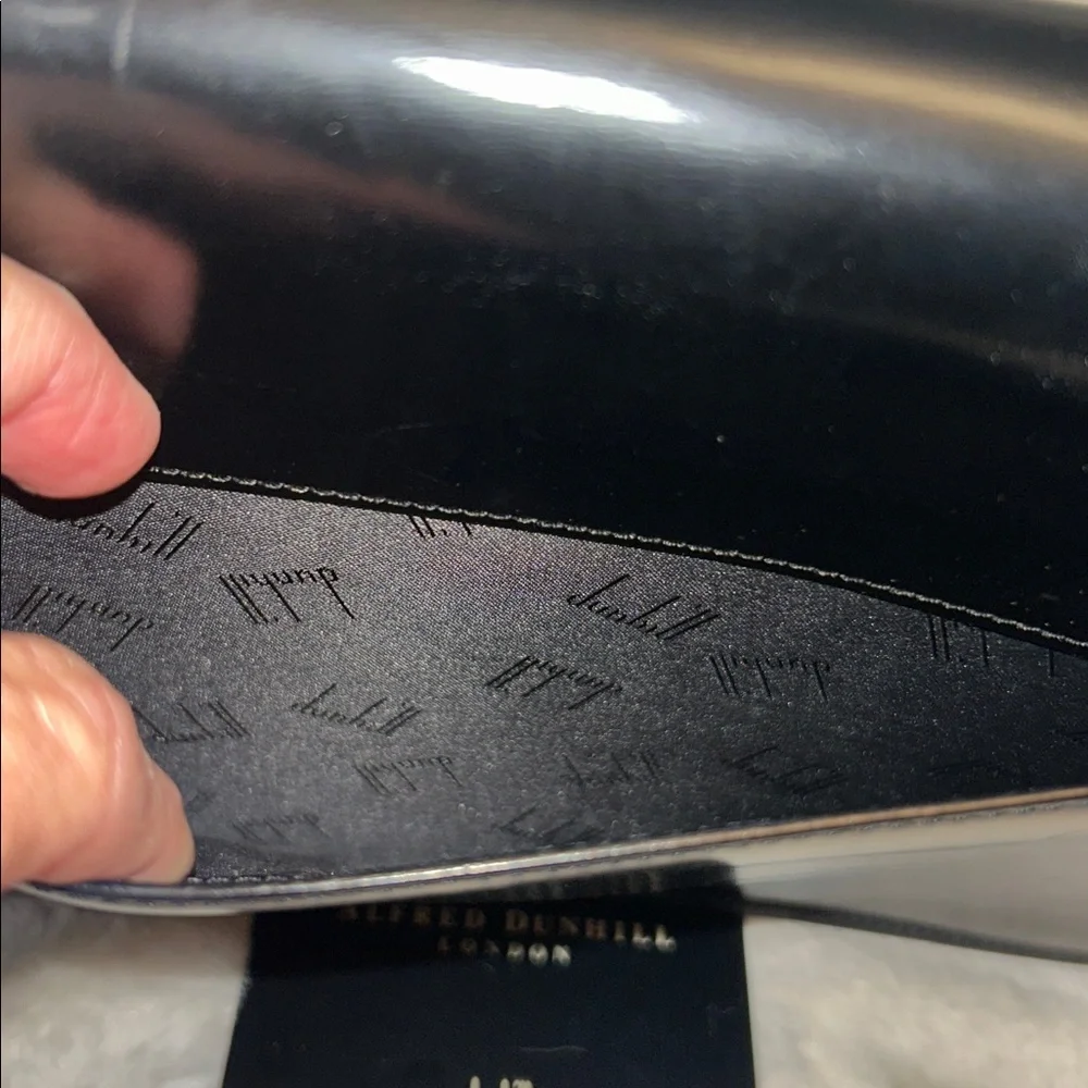 Dunhill Black Leather clutch with wallet